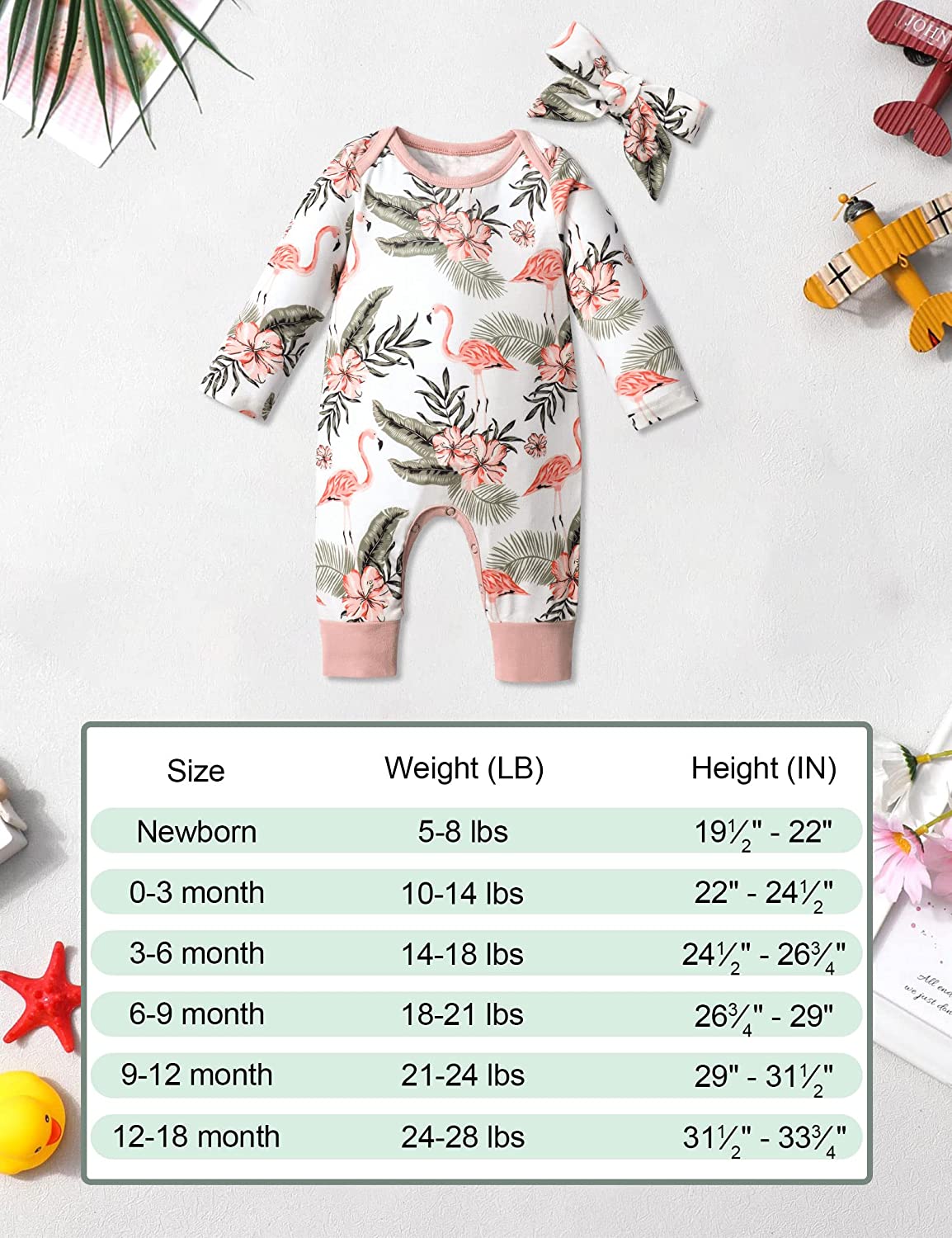 Von kilizo Newborn Baby Girl Clothes Romper Onesie Cotton Newborn Outfit for Girls Cute Infant Girl Jumpsuits Clothes - Image 6